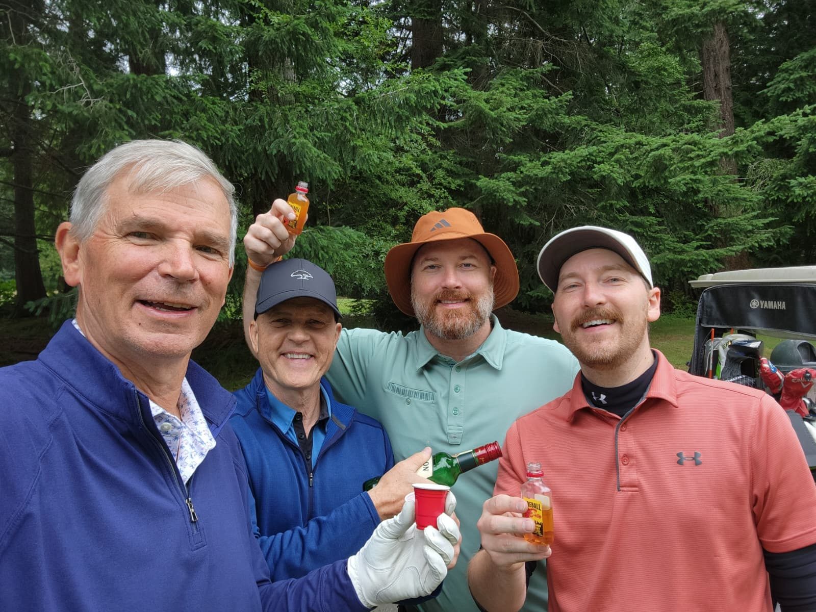 Fireball in the trees